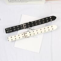 Punk Star Pu Leather Iron Women'S Leather Belts main image 2