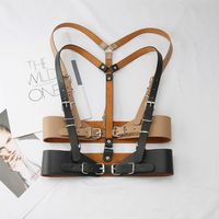 Simple Style Solid Color Pu Leather Women's Corset Belts 1 Piece main image 5
