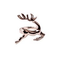 Christmas Fashion Animal Stainless Steel Napkin Ring 1 Piece main image 4