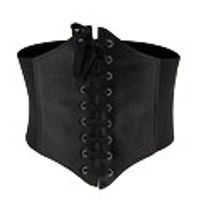 Basic Solid Color Pu Leather Women's Corset Belts 1 Piece sku image 10