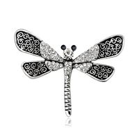 Retro Insect Alloy Plating Rhinestones Unisex Brooches sku image 1