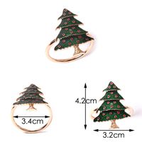 Christmas Casual Christmas Hat Letter Stainless Steel Napkin Ring 1 Piece sku image 13