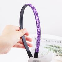 Fashion Solid Color Cloth Sequins Hair Band 1 Piece main image 5