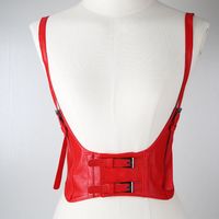 Cool Style Solid Color Pu Leather Alloy Women's Corset Belts 1 Piece main image 4