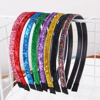 Fashion Solid Color Cloth Sequins Hair Band 1 Piece main image 6