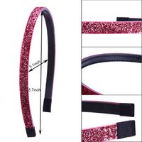 Fashion Solid Color Cloth Sequins Hair Band 1 Piece main image 2