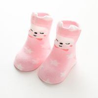 Children Unisex Cute Animal Cotton Jacquard Crew Socks sku image 8