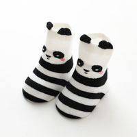 Children Unisex Cute Animal Cotton Jacquard Crew Socks sku image 1
