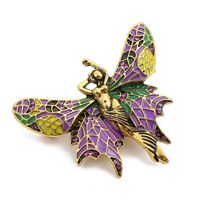 Retro Mariposa Perla De Imitación Aleación Diamante De Imitación Mujeres Broches sku image 35