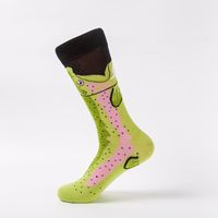 Unisex Mode Karikatur Baumwolle Jacquard Crew Socken 1 Satz sku image 2