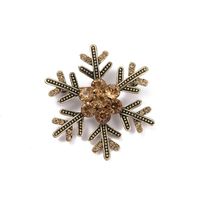 Moda Copo De Nieve Perla De Imitación Aleación Diamante De Imitación Mujeres Broches sku image 4