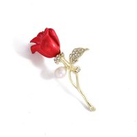 Fashion Sunflower Flower Alloy Enamel Women's Brooches sku image 2