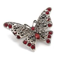 Retro Mariposa Perla De Imitación Aleación Diamante De Imitación Mujeres Broches sku image 19