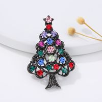 Fashion Christmas Tree Alloy Plating Inlay Artificial Gemstones Unisex Brooches sku image 14