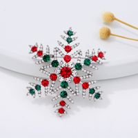 Fashion Christmas Tree Alloy Plating Inlay Artificial Gemstones Unisex Brooches sku image 10