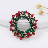 Fashion Christmas Tree Alloy Plating Inlay Artificial Gemstones Unisex Brooches sku image 22