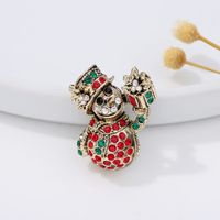 Fashion Christmas Tree Alloy Plating Inlay Artificial Gemstones Unisex Brooches sku image 30