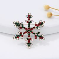 Fashion Christmas Tree Alloy Plating Inlay Artificial Gemstones Unisex Brooches sku image 9