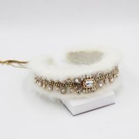 Ethnic Style Water Droplets Arylic Inlay Rhinestones Hair Band 1 Piece main image 2