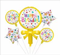 Birthday Letter Aluminum Film Birthday Balloons 1 Set sku image 13