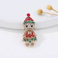 Fashion Christmas Tree Alloy Plating Inlay Artificial Gemstones Unisex Brooches sku image 28