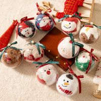 Women's Simple Style Christmas Tree Santa Claus Snowman Cotton Jacquard Crew Socks main image 4