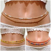 Ethnic Style Solid Color Beaded Women's Waist Chain 1 Piece main image 3