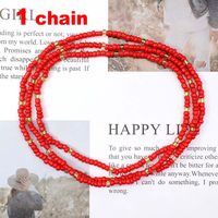 Ethnic Style Solid Color Beaded Women's Waist Chain 1 Piece sku image 7