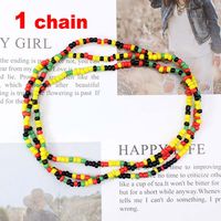 Ethnic Style Solid Color Beaded Women's Waist Chain 1 Piece sku image 11