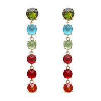 1 Pair Fashion Water Droplets Alloy Inlay Rhinestones Women's Drop Earrings Earrings sku image 20