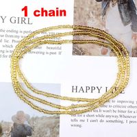 Ethnic Style Solid Color Beaded Women's Waist Chain 1 Piece sku image 9