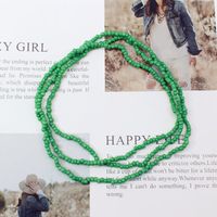 Ethnic Style Solid Color Beaded Women's Waist Chain 1 Piece sku image 2
