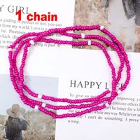 Ethnic Style Solid Color Beaded Women's Waist Chain 1 Piece sku image 6