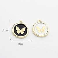 Zinc Alloy Round Butterfly main image 5