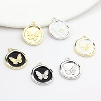 Zinc Alloy Round Butterfly main image 3