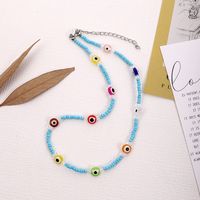 Bohemian Devil's Eye Beaded Women's Bracelets Necklace sku image 8