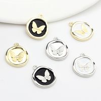 Zinc Alloy Round Butterfly main image 2