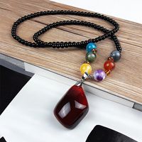 Ethnic Style Lips Fox Flower Gem Beaded Inlay Rhinestones Women's Sweater Chain 1 Piece sku image 20