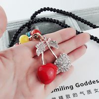 Ethnic Style Lips Fox Flower Gem Beaded Inlay Rhinestones Women's Sweater Chain 1 Piece sku image 46