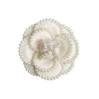Sweet Flower Cloth Inlay Pearl Women's Brooches main image 5