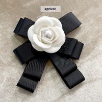 Sweet Flower Cloth Inlay Pearl Women's Brooches sku image 7