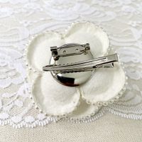 Sweet Flower Cloth Inlay Pearl Women's Brooches main image 2