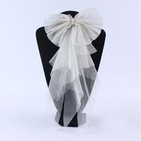 Retro Bow Knot Cloth Pearl Lace Women's Brooches sku image 9