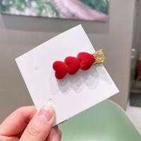 Fashion Bow Knot Cloth Pom Poms Inlay Artificial Gemstones Artificial Pearls Hair Clip Hair Band sku image 3