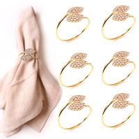 Fashion Solid Color Stainless Steel Napkin Ring 1 Piece main image 2