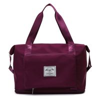 Women's Basic Solid Color Nylon Waterproof Travel Bags sku image 1