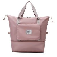 Women's Basic Solid Color Nylon Waterproof Travel Bags sku image 4