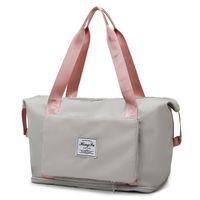 Women's Basic Solid Color Nylon Waterproof Travel Bags sku image 9