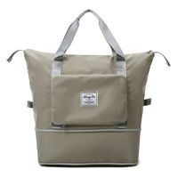 Women's Basic Solid Color Nylon Waterproof Travel Bags sku image 2