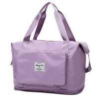 Women's Basic Solid Color Nylon Waterproof Travel Bags sku image 6